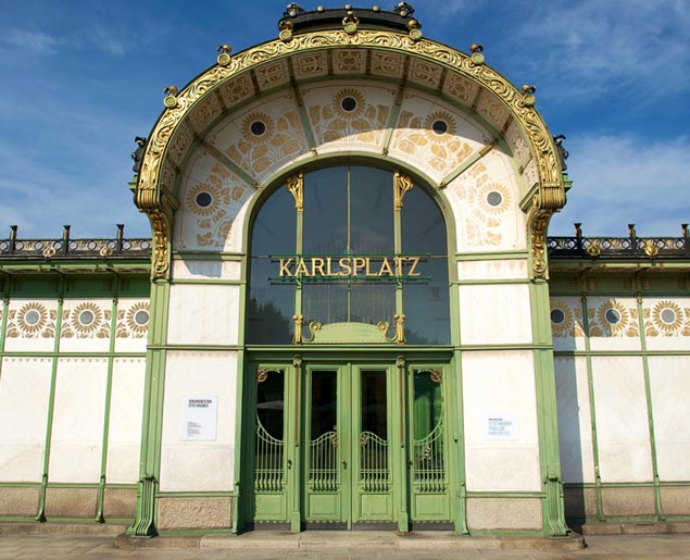 Station Otto Wagner sur la Karlplatz